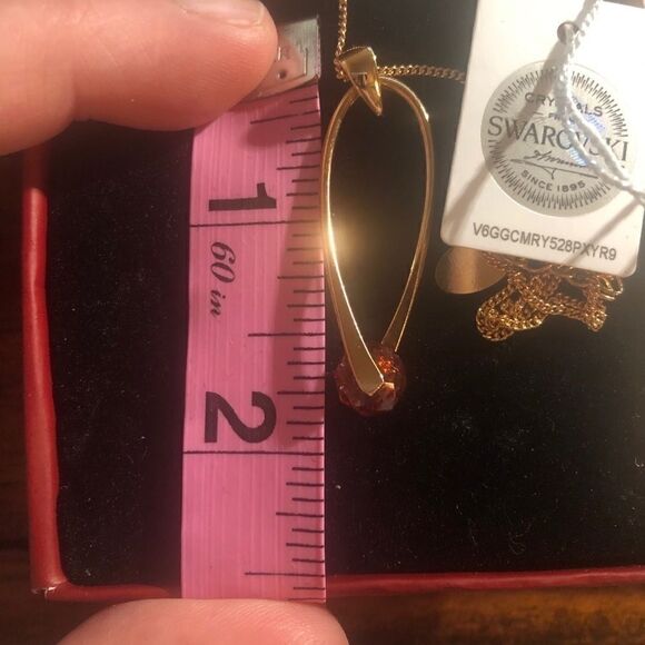 Swarovski authenticCrystals 18kgoldplated necklace - Picture 8 of 8